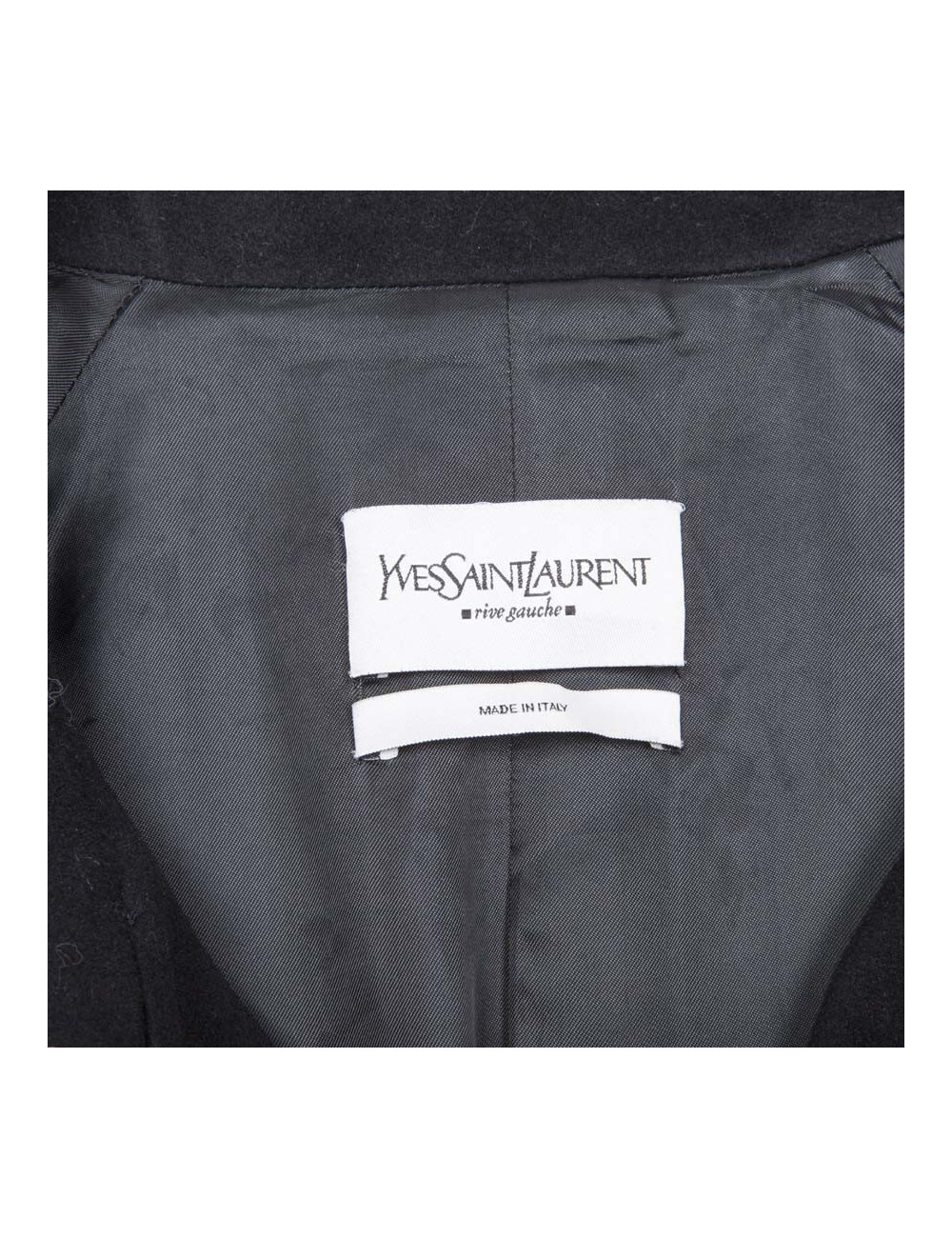 Trench YVES SAINT LAURENT T cachemire noir