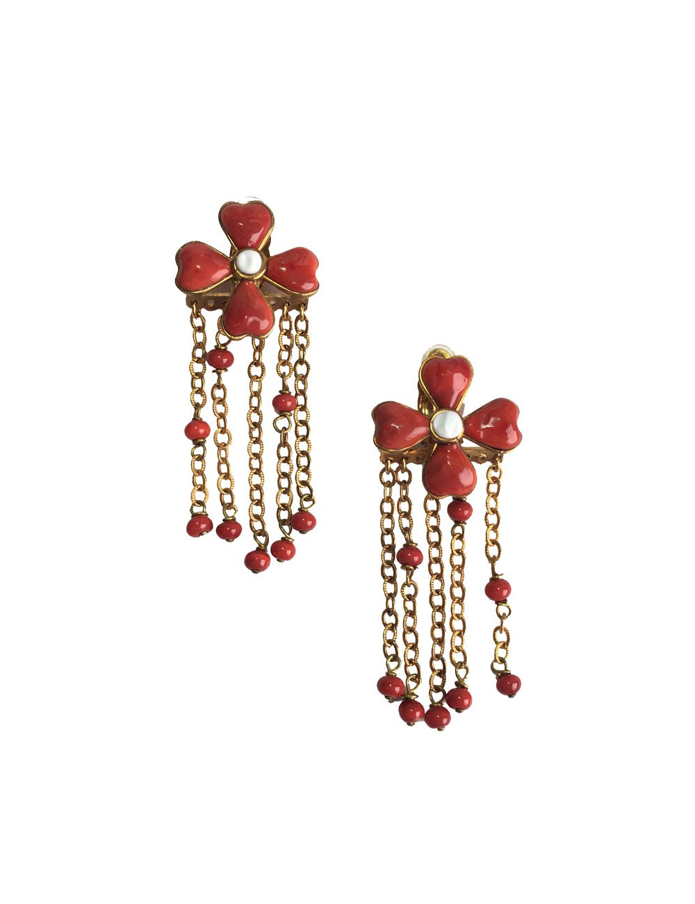Boucles d'oreilles Clips MARGUERITE DE VALOIS