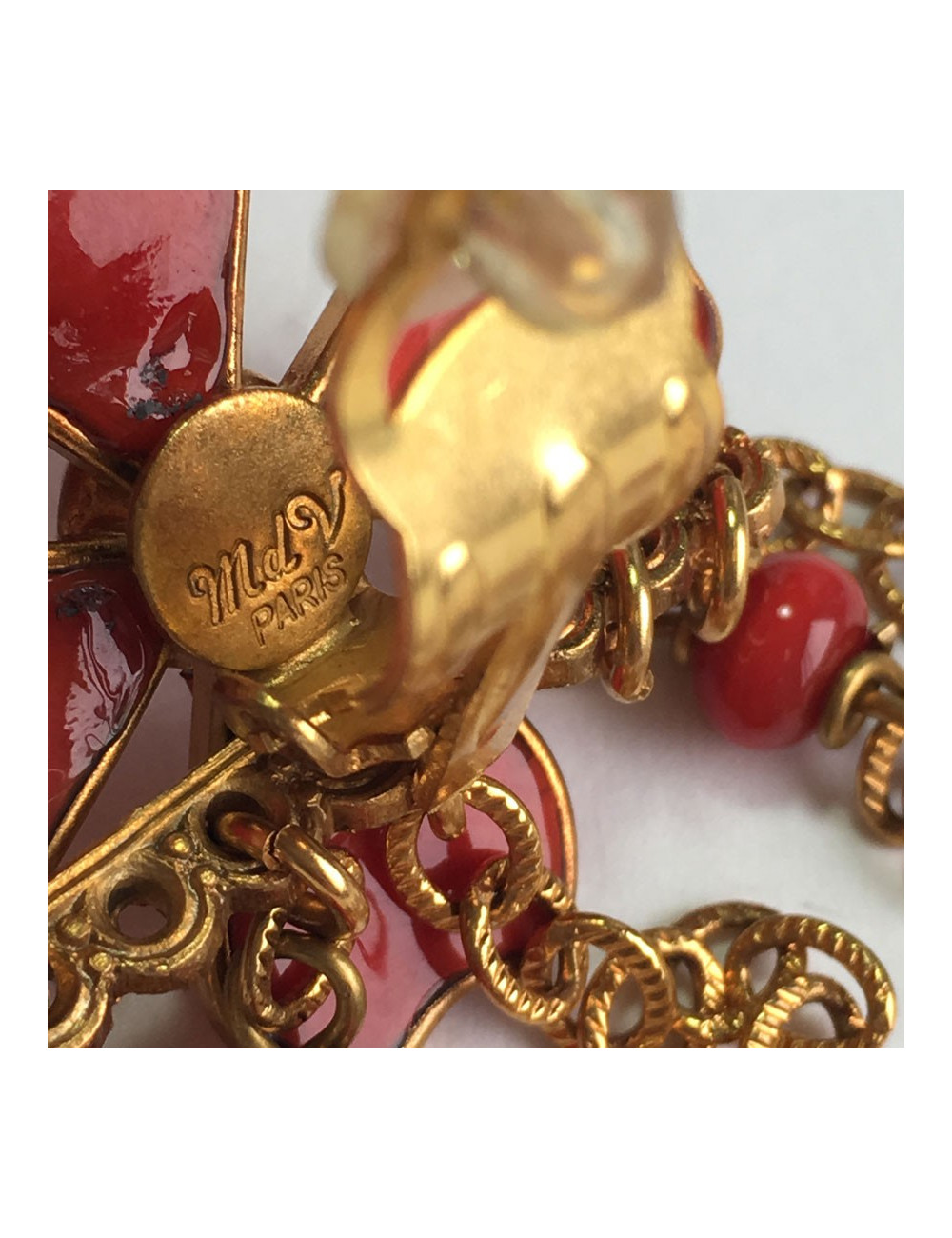 Boucles d'oreilles Clips MARGUERITE DE VALOIS