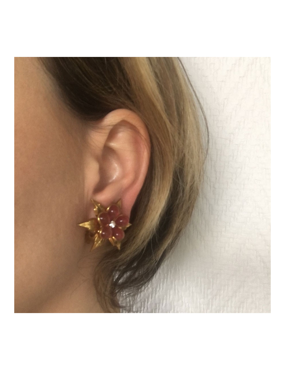 Boucles d'oreille Clips MARGUERITE DE VALOIS 