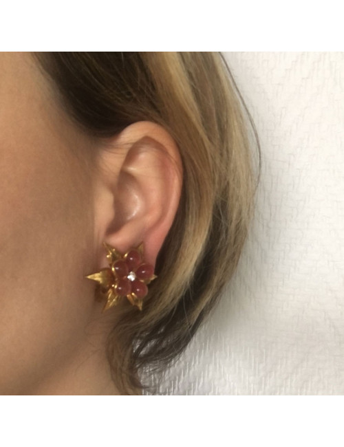 Boucles d'oreille Clips MARGUERITE DE VALOIS 