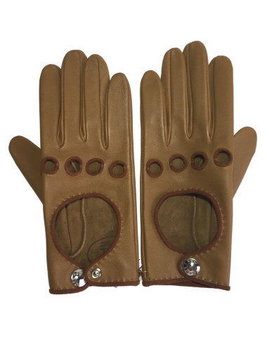 Gants HERMÈS en agneau glacé T 7