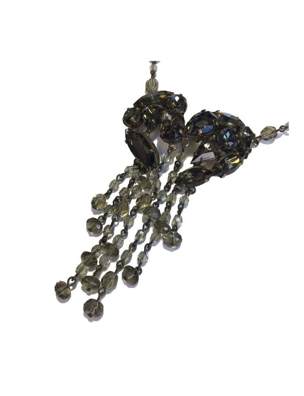 Parure JEAN-PAUL GAULTIER collier et boucles d'oreilles clous