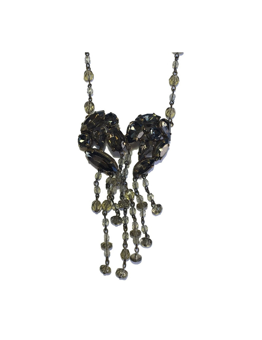 Parure JEAN-PAUL GAULTIER collier et boucles d'oreilles clous