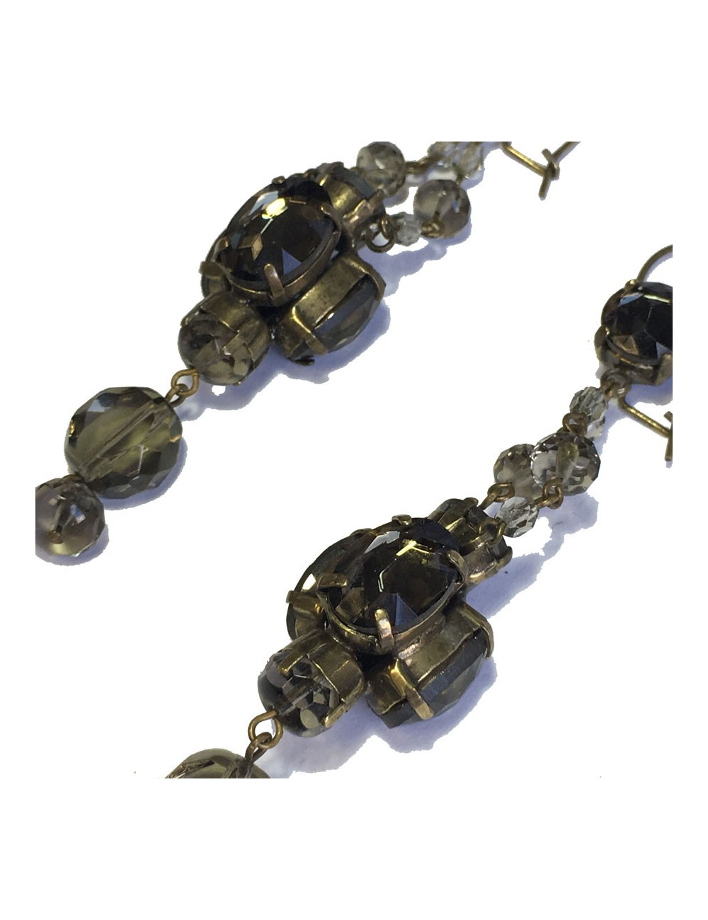 Parure JEAN-PAUL GAULTIER collier et boucles d'oreilles clous