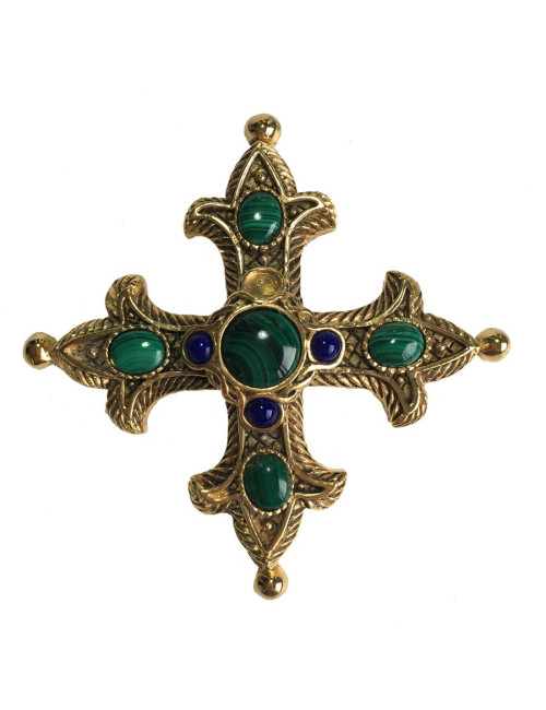 Broche CHRISTIAN DIOR croix vintage