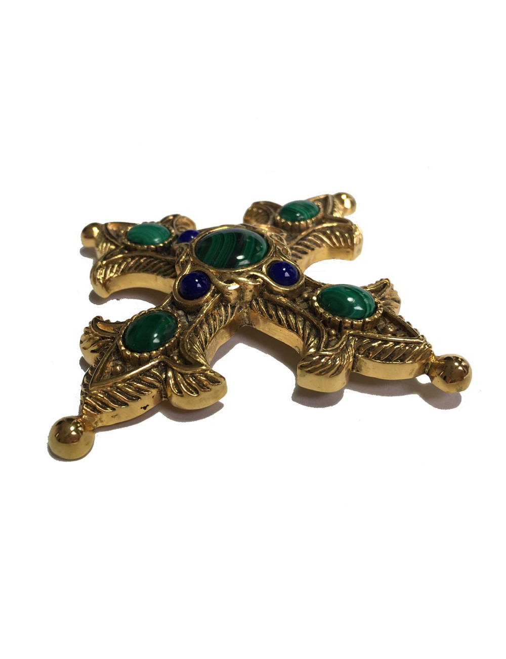 Broche CHRISTIAN DIOR croix vintage