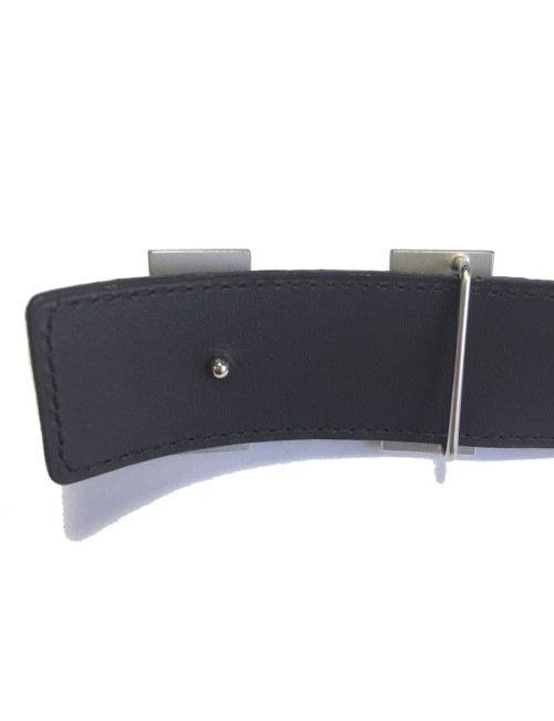 Ceinture HERMES Homme T95 en crocodile porosus marron