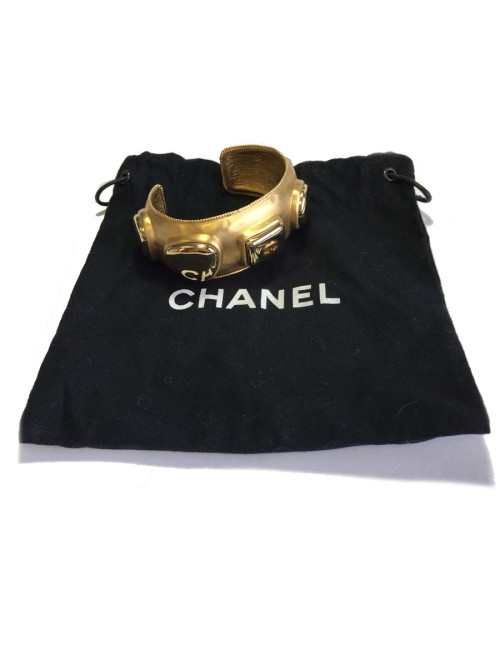 Bracelet CHANEL Vintage en métal doré
