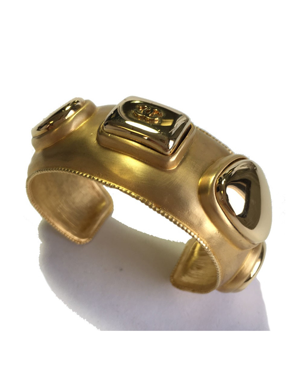 Bracelet CHANEL Vintage en métal doré