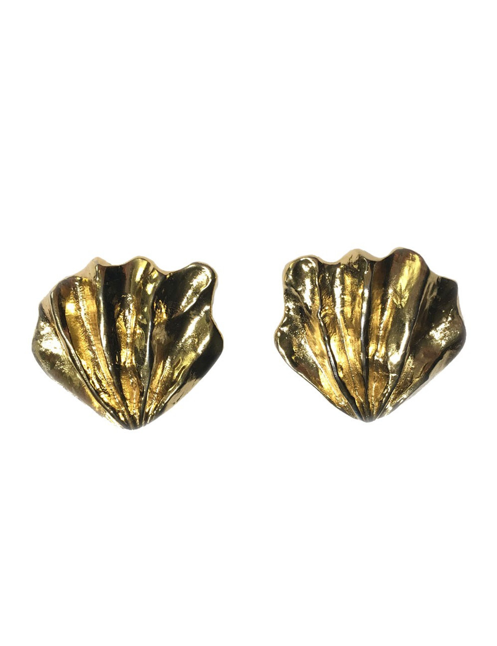 Boucles d'oreille clips YSL YVES SAINT LAURENT Vintage