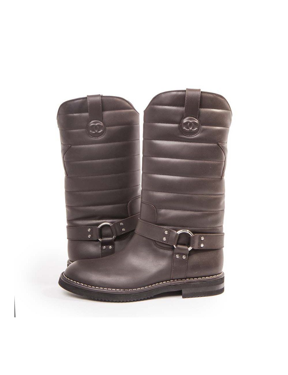 Bottes CHANEL T 40.5 Paris Dallas