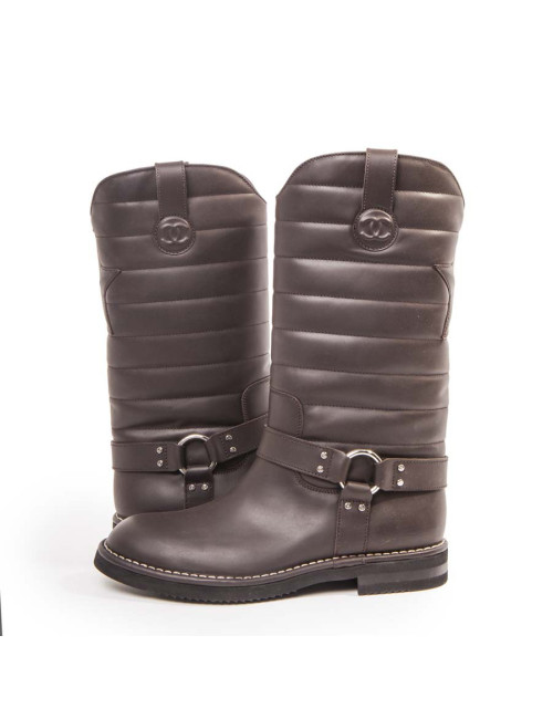 Bottes CHANEL T 40.5 Paris Dallas
