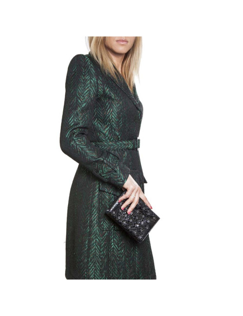 Cover in black python ALAIA with its mirror