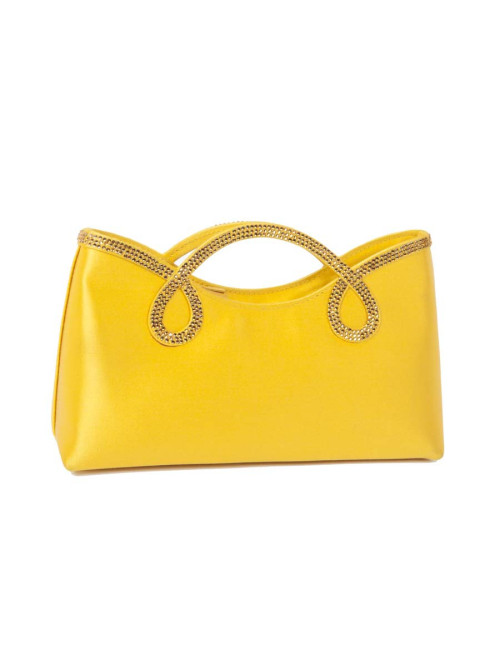 Mini sac de cocktail WALTER STEIGER jaune citron