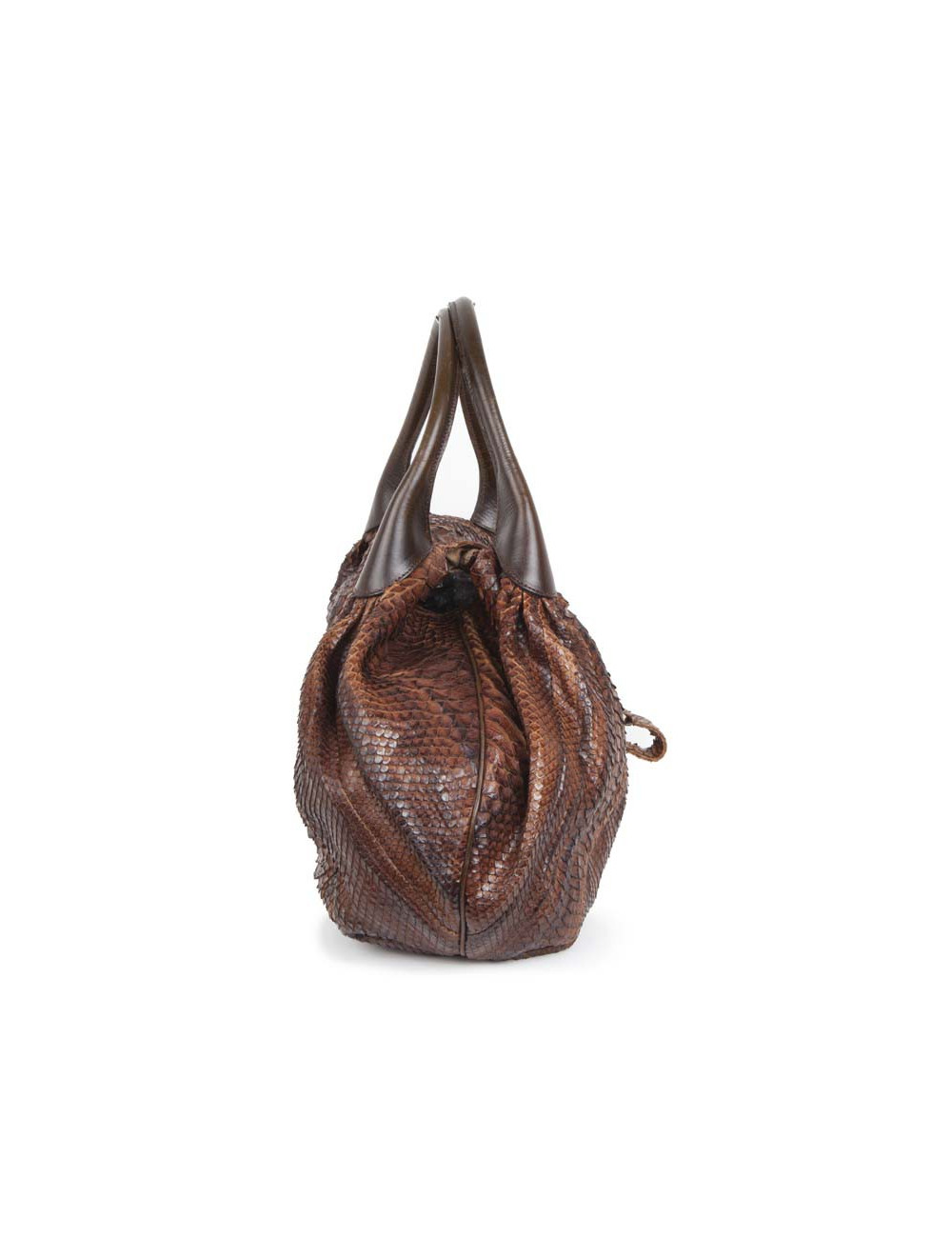 Sac spy FENDI en python grand modèle 