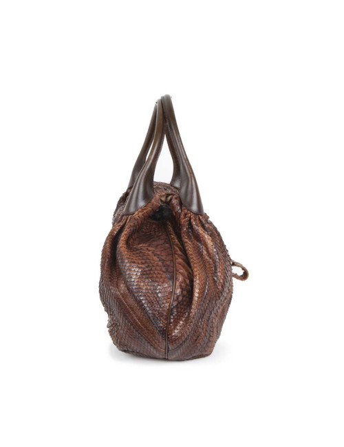 Sac spy FENDI en python grand modèle 