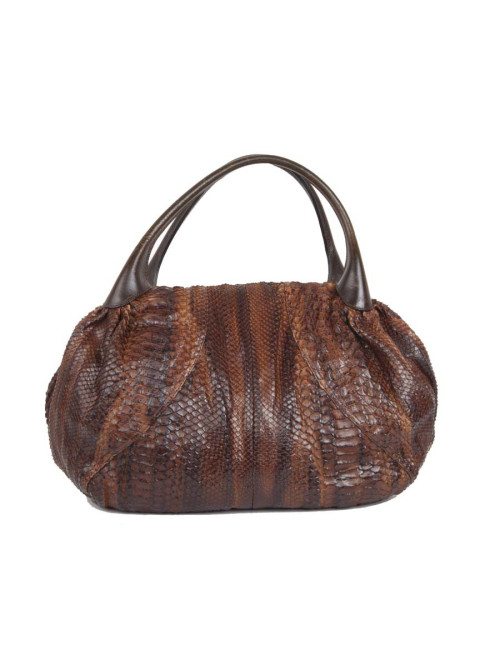 Sac spy FENDI en python grand modèle 