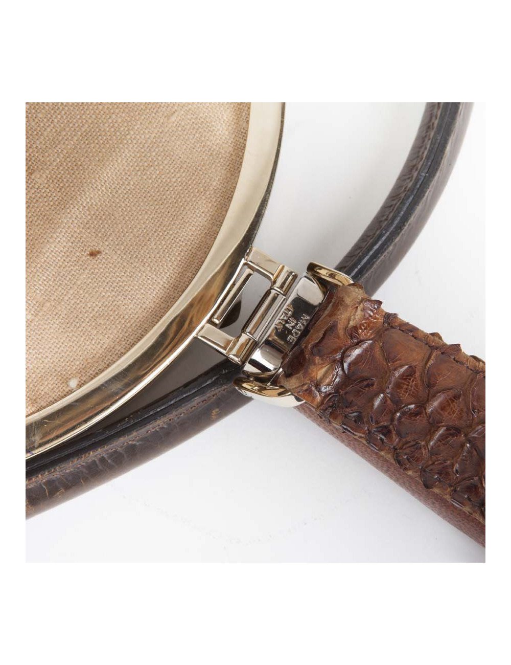 Sac spy FENDI en python grand modèle 