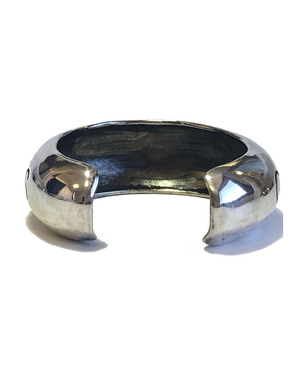 Bracelet CHANEL en métal argenté  vintage