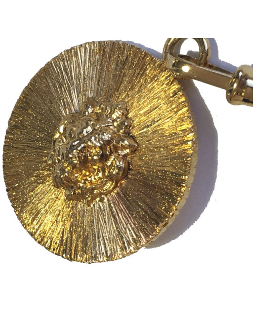 Ceinture sautoir CHANEL vintage en métal doré