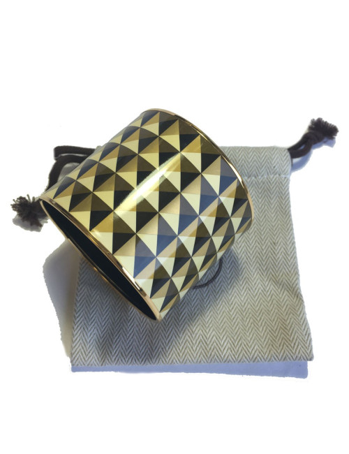 Manchette HERMES émaillée