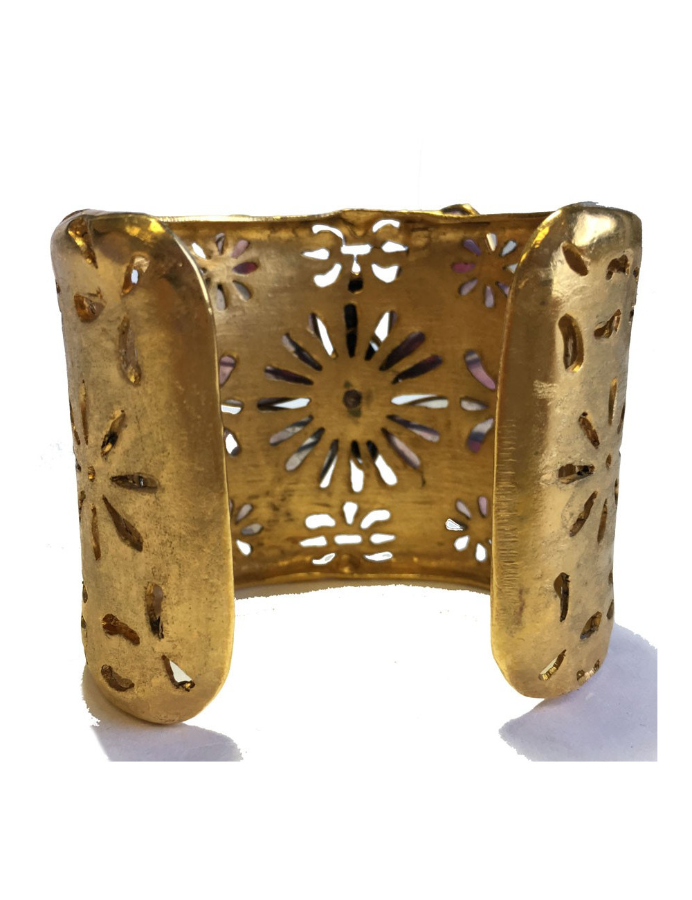 Manchette MARGUERITE de VALOIS papillon rose