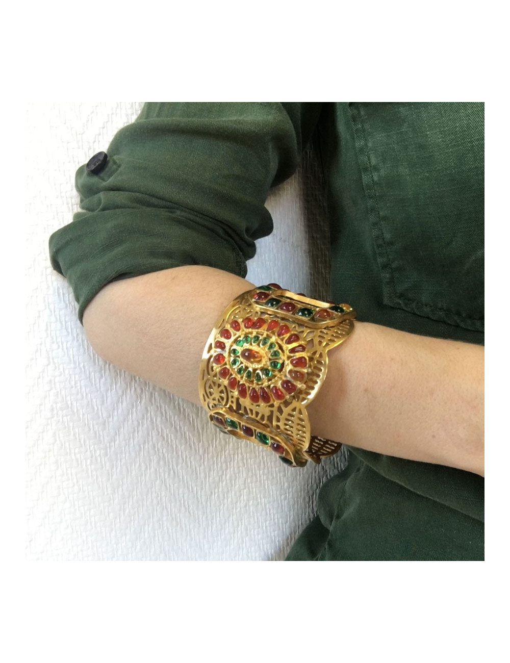 Manchette MARGUERITE de VALOIS byzantine