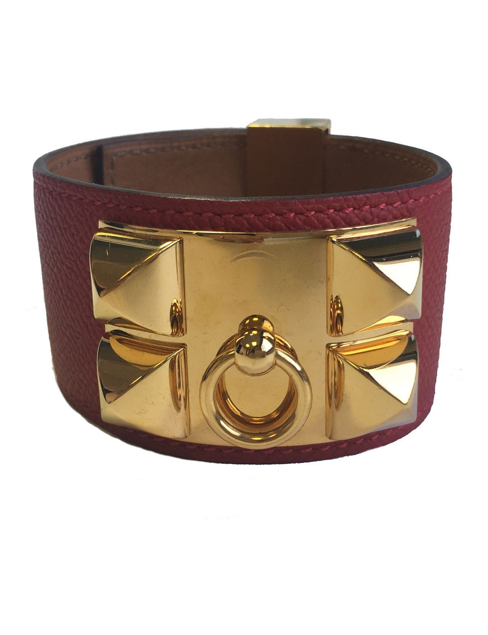 CDC Fido HERMES cuff red epsom leather