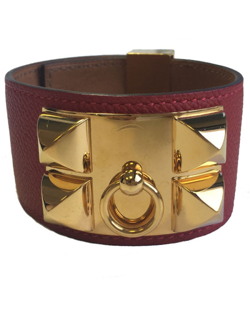 CDC Fido HERMES cuff red epsom leather
