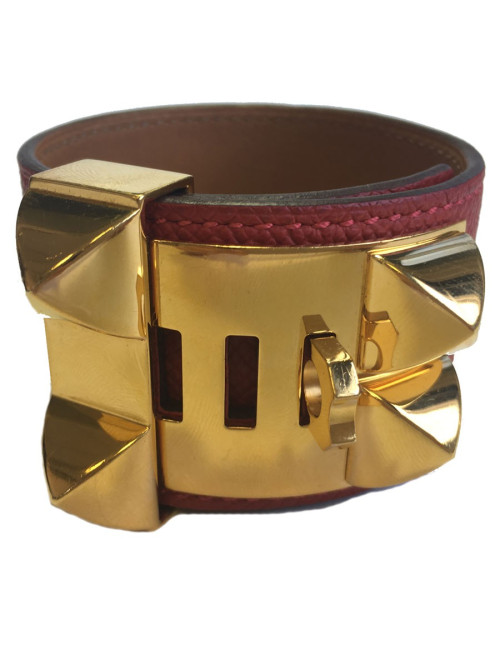 CDC Fido HERMES cuff red epsom leather