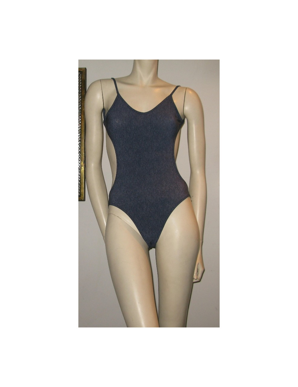 Maillot de bain bleu jean CHRISTIAN DIOR