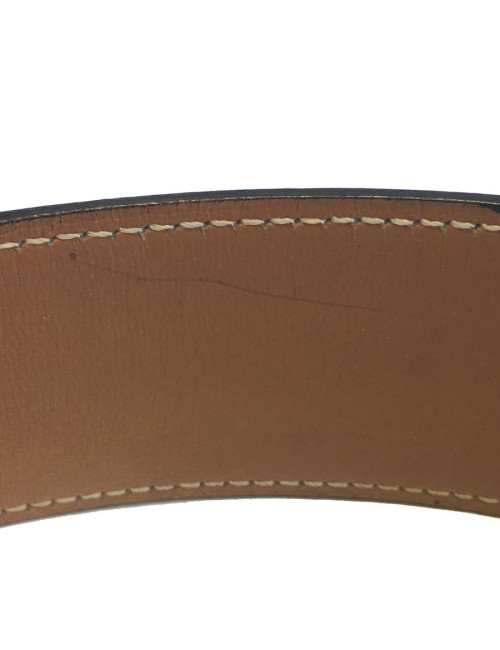 Belt Kelly HERMES T72 courchevel gold leather