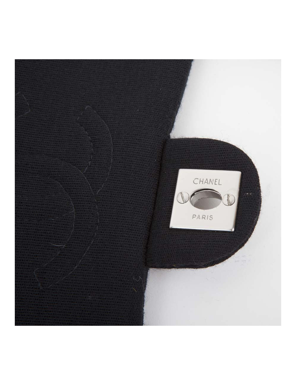 Mini bag CHANEL Black jersey