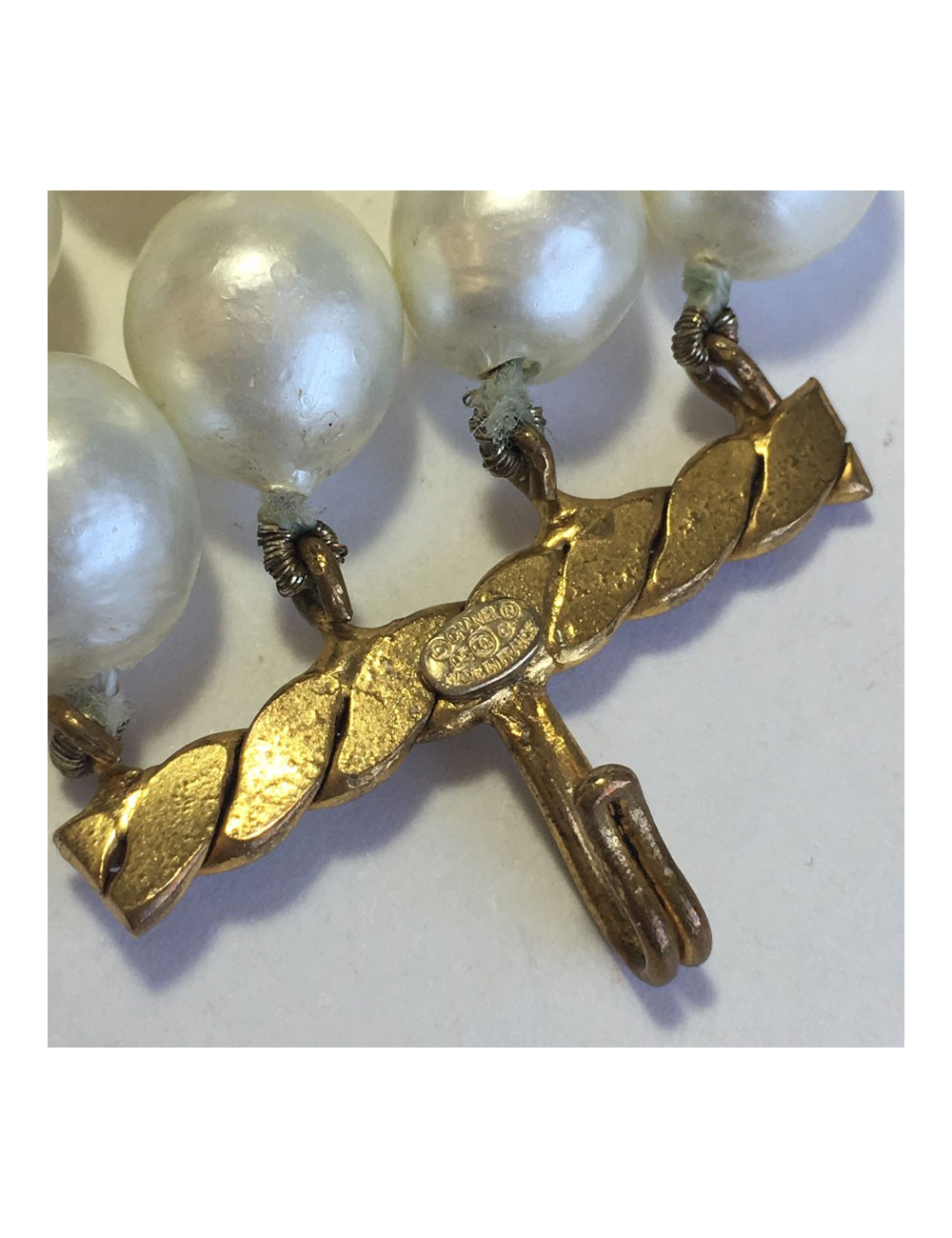 bracelet perles nacrées CHANEL VINTAGE