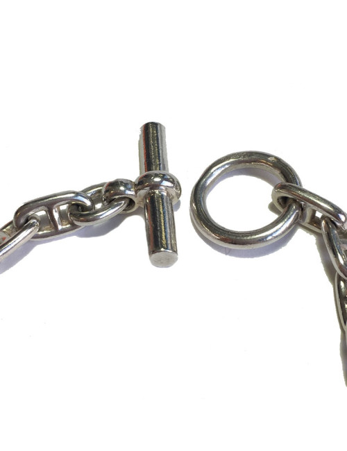 HERMES Necklace 'Chaine d'Ancre' in Sterling Silver 800