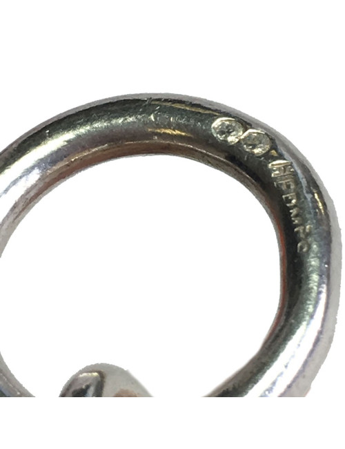 Collier HERMES chaîne d'ancre en argent massif 800