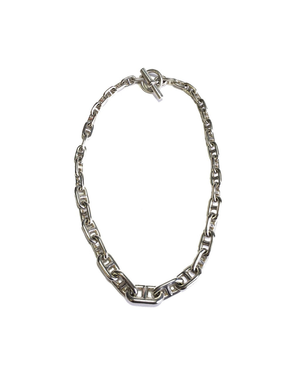 HERMES Necklace 'Chaine d'Ancre' in Sterling Silver 800