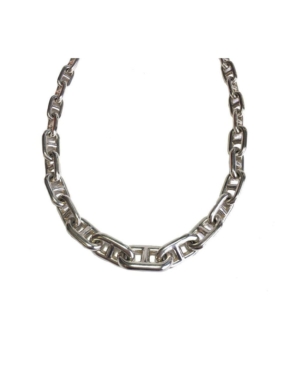 HERMES Necklace 'Chaine d'Ancre' in Sterling Silver 800