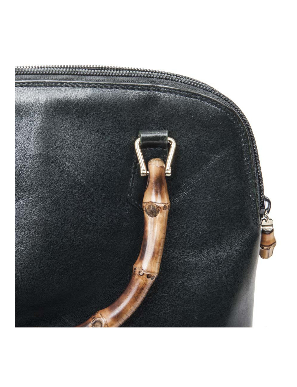 Sac GUCCI bambou avec bandoulière Vintage