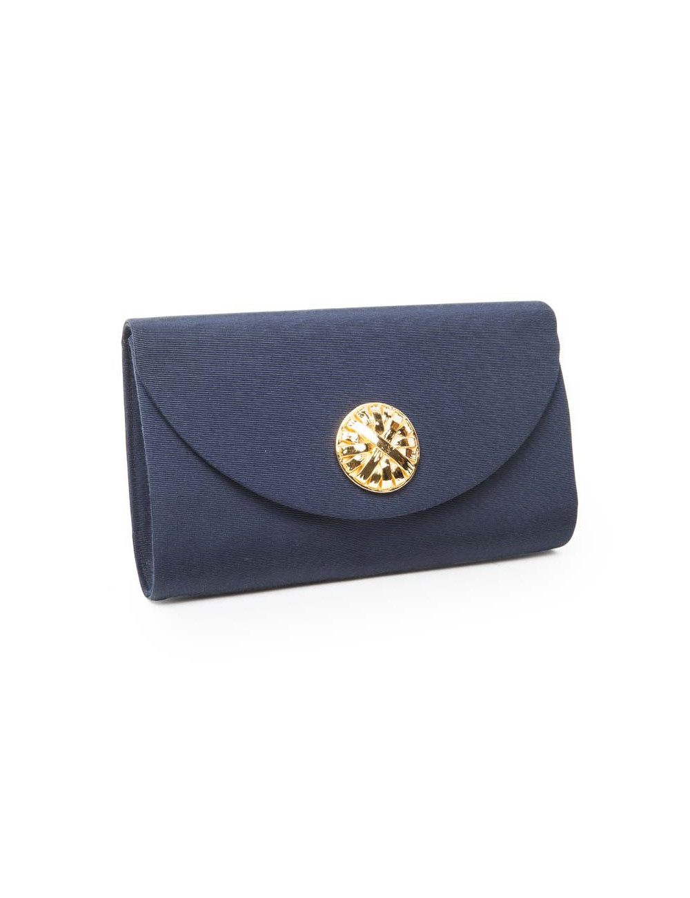 Pochette GIVENCHY  en piqué bleu nuit Vintage