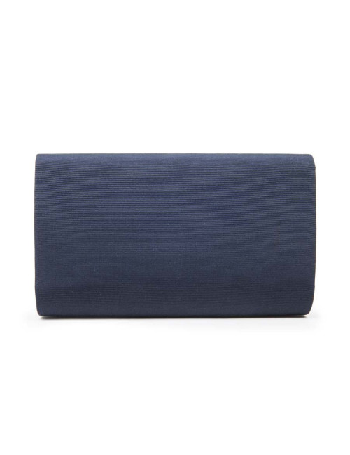 Pochette GIVENCHY  en piqué bleu nuit Vintage