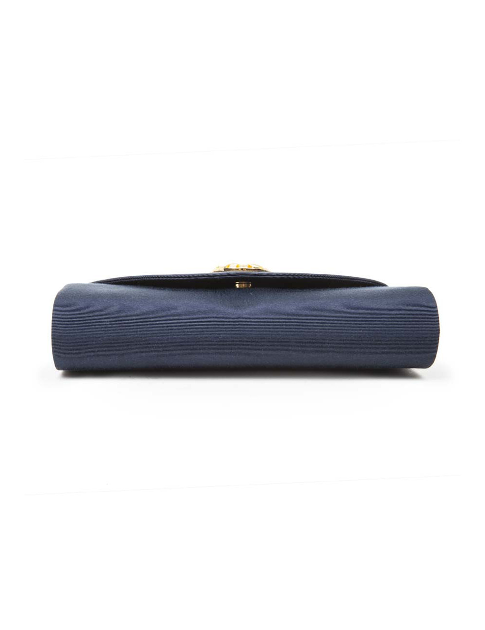 Pochette GIVENCHY  en piqué bleu nuit Vintage