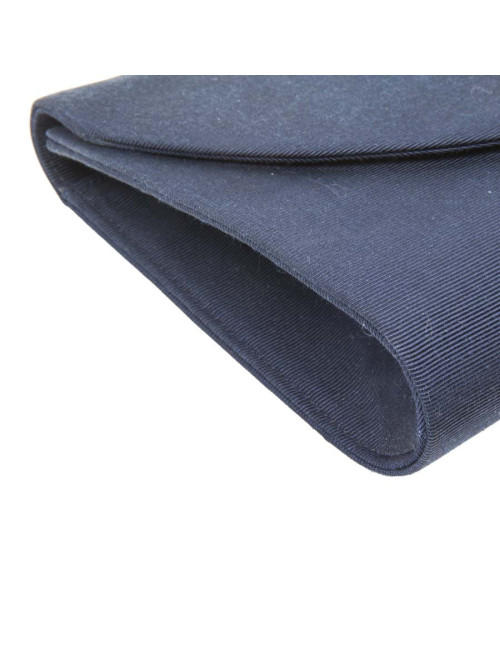 Pochette GIVENCHY  en piqué bleu nuit Vintage