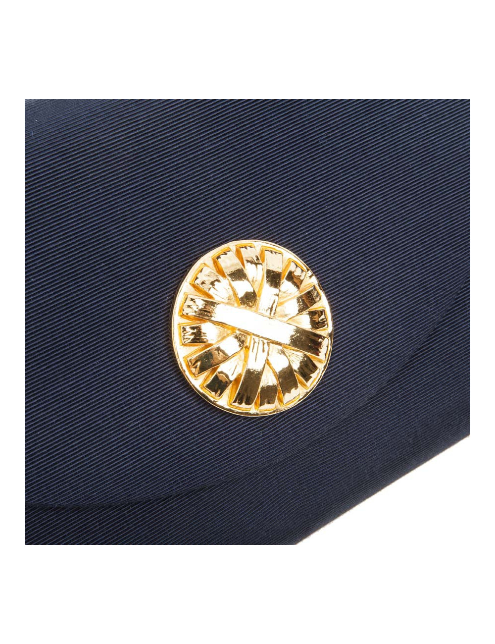 Pochette GIVENCHY  en piqué bleu nuit Vintage