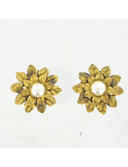Clip oreille vintage fleur SANS MARQUE