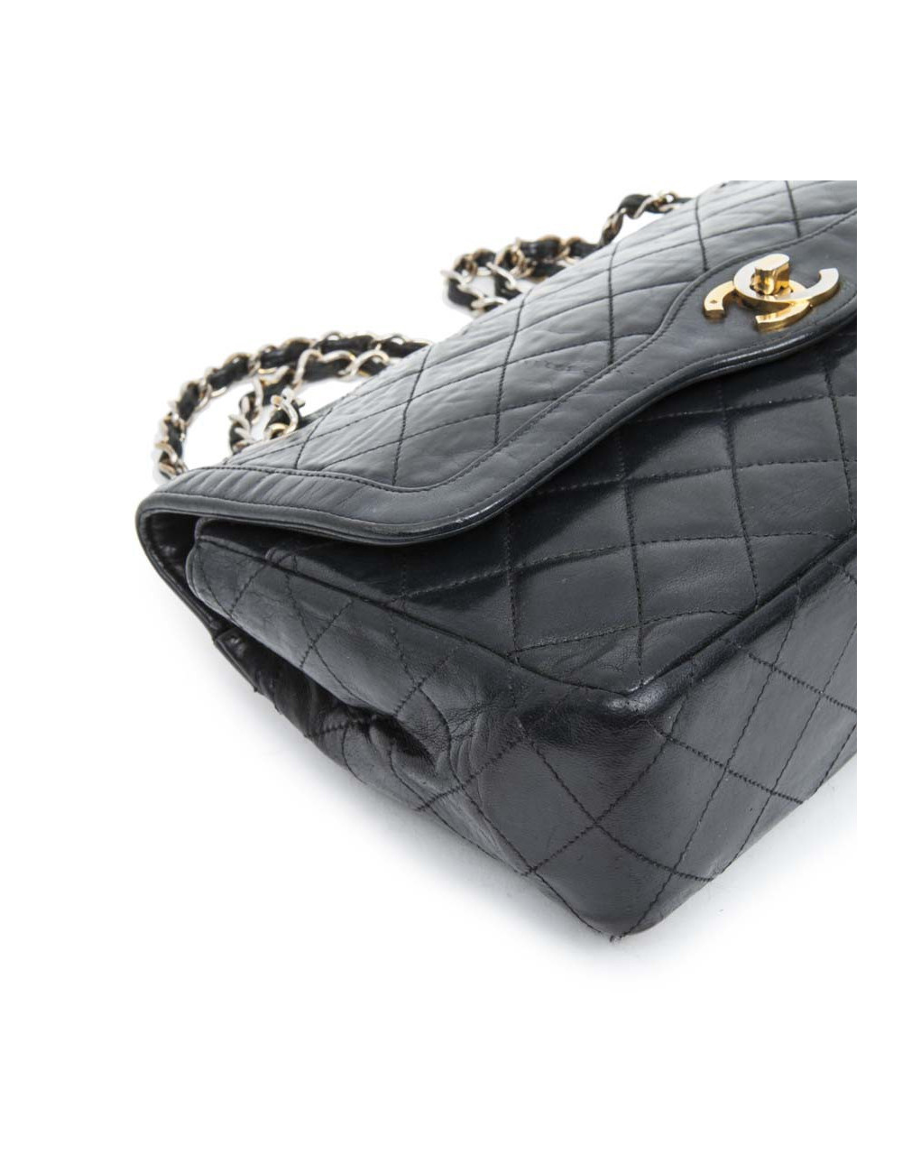 Sac CHANEL timeless bleu nuit Vintage Couture