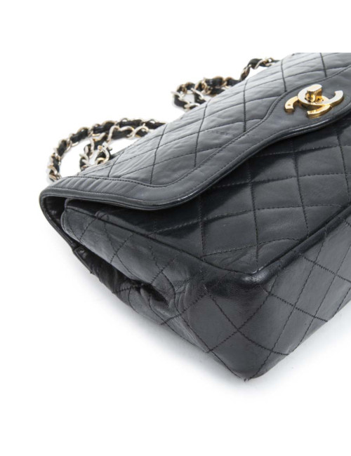 Sac CHANEL timeless bleu nuit Vintage Couture