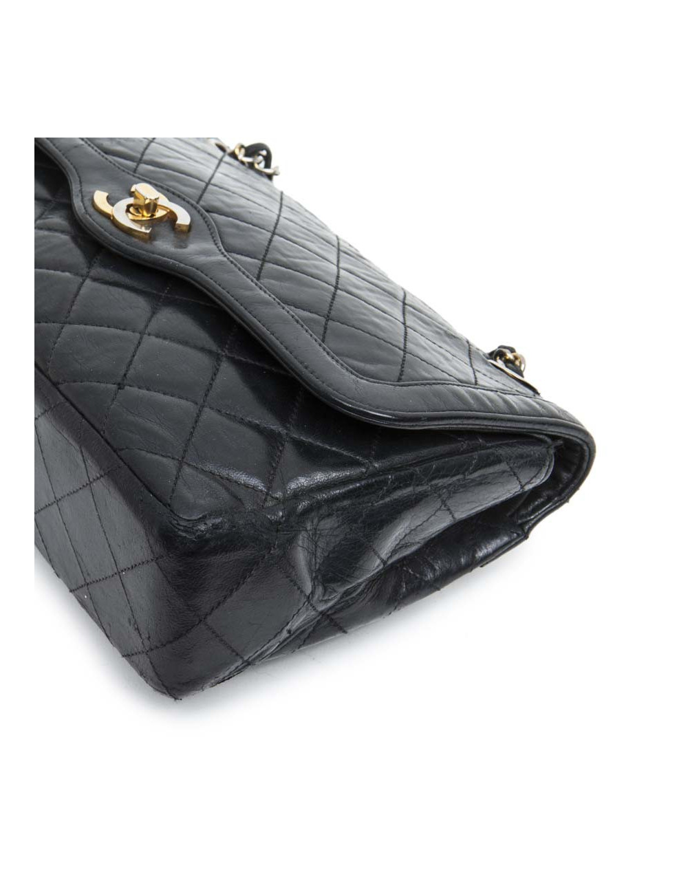 Sac CHANEL timeless bleu nuit Vintage Couture