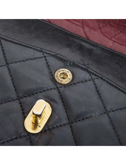 Sac CHANEL timeless bleu nuit Vintage Couture